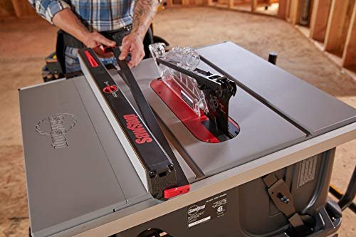 SAWSTOP 10-Inch Jobsite Saw Pro with Mobile Cart Assembly, 1.5-HP, 12A, 120V, 60Hz (JSS-120A60)