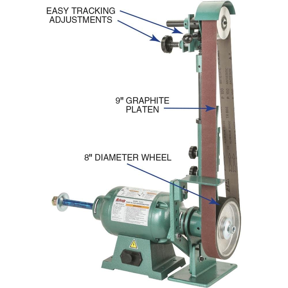 Grizzly Industrial G1015 – Knife Grinder, Sander, and Buffer