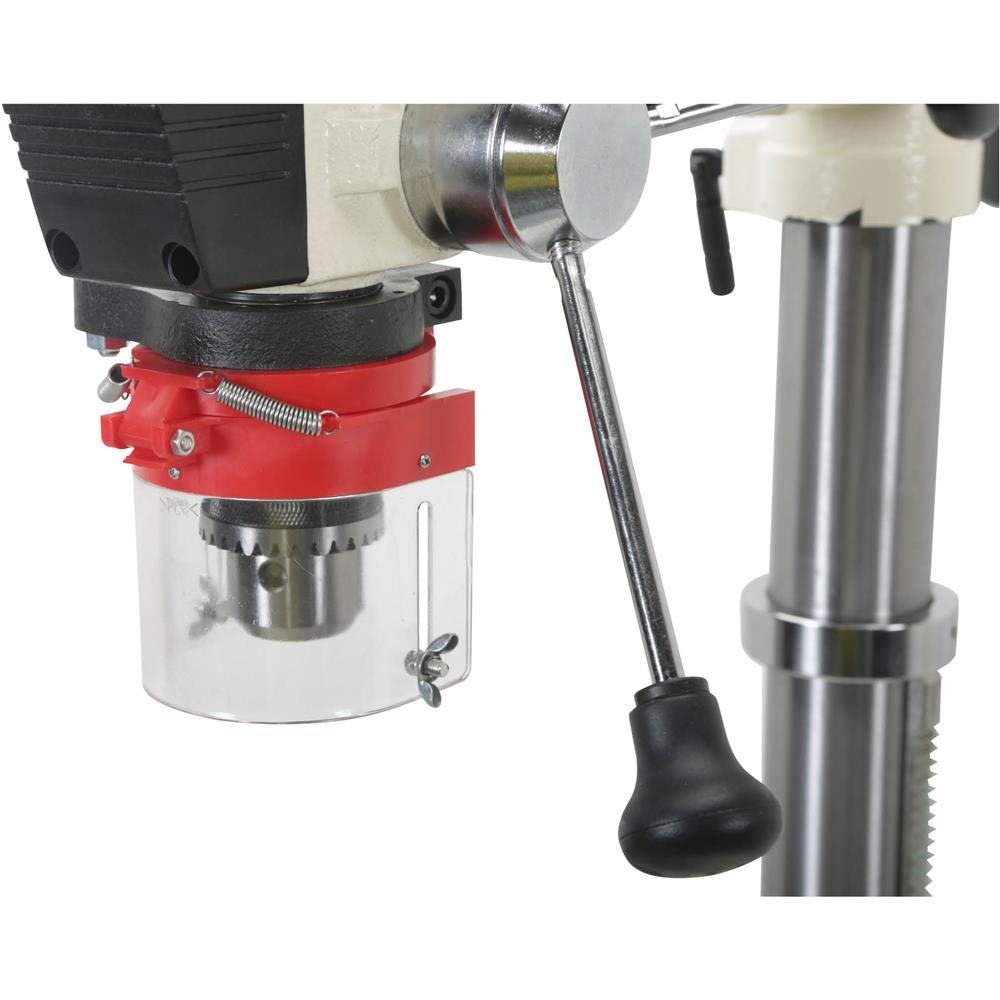 SHOP FOX W1670 1/2-Horsepower Floor Radial Drill Press, Black