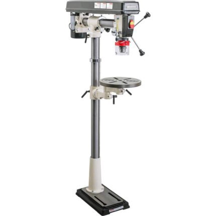 SHOP FOX W1670 1/2-Horsepower Floor Radial Drill Press, Black