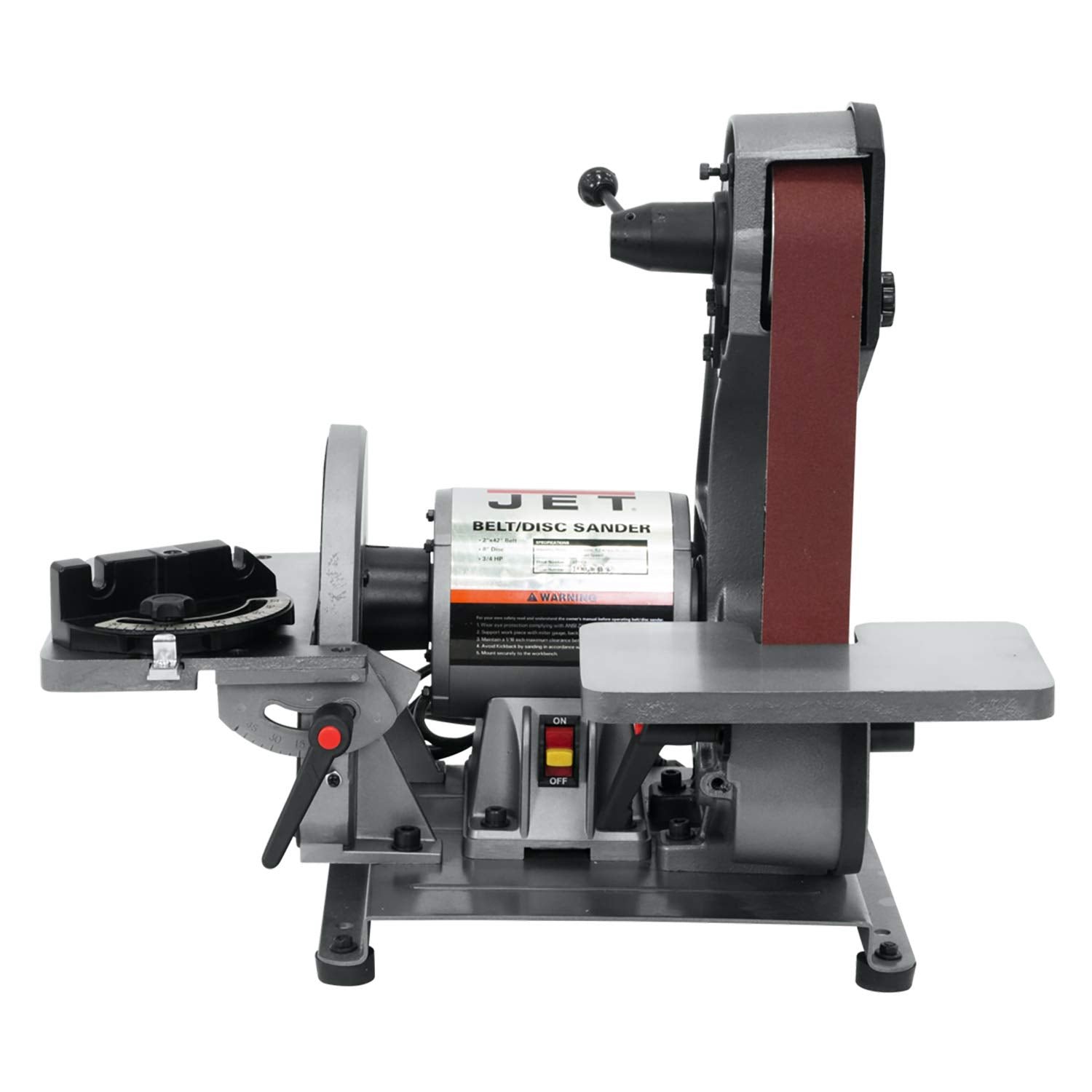 JET 2″ x 42″ Belt and 8″ Disc Sander, 3/4 HP, 1Ph 115V (Model J-41002)