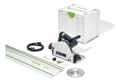 Festool Plunge Cut Track Saw TS 55 FEQ-F Plus FS w/55″ Guide Rail
