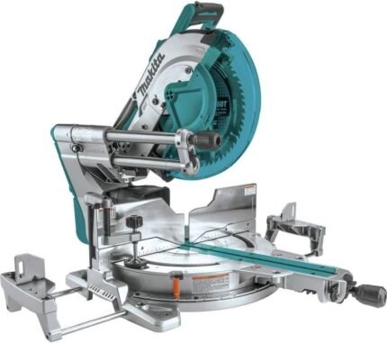 Makita XSL07Z 18V x2 LXT Lithium-Ion (36V) Brushless Cordless 12″ Dual-Bevel Sliding Compound Miter Saw with Laser, Tool Only