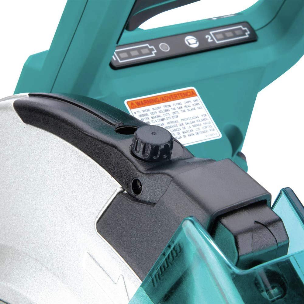 Makita XSL08Z 18V x2 LXT Lithium-Ion (36V) Brushless Cordless 12″ Dual-Bevel Sliding Compound Miter Saw, AWS Capable & Laser, Tool Only