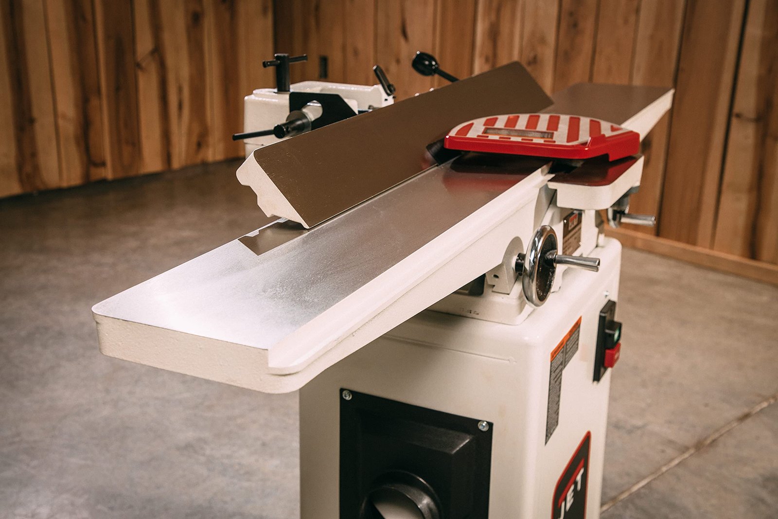 JET 6-Inch Long Bed Jointer, 3 HSS Knives, 1 HP, 1Ph 115/230V (Model JJ-6CSDX)