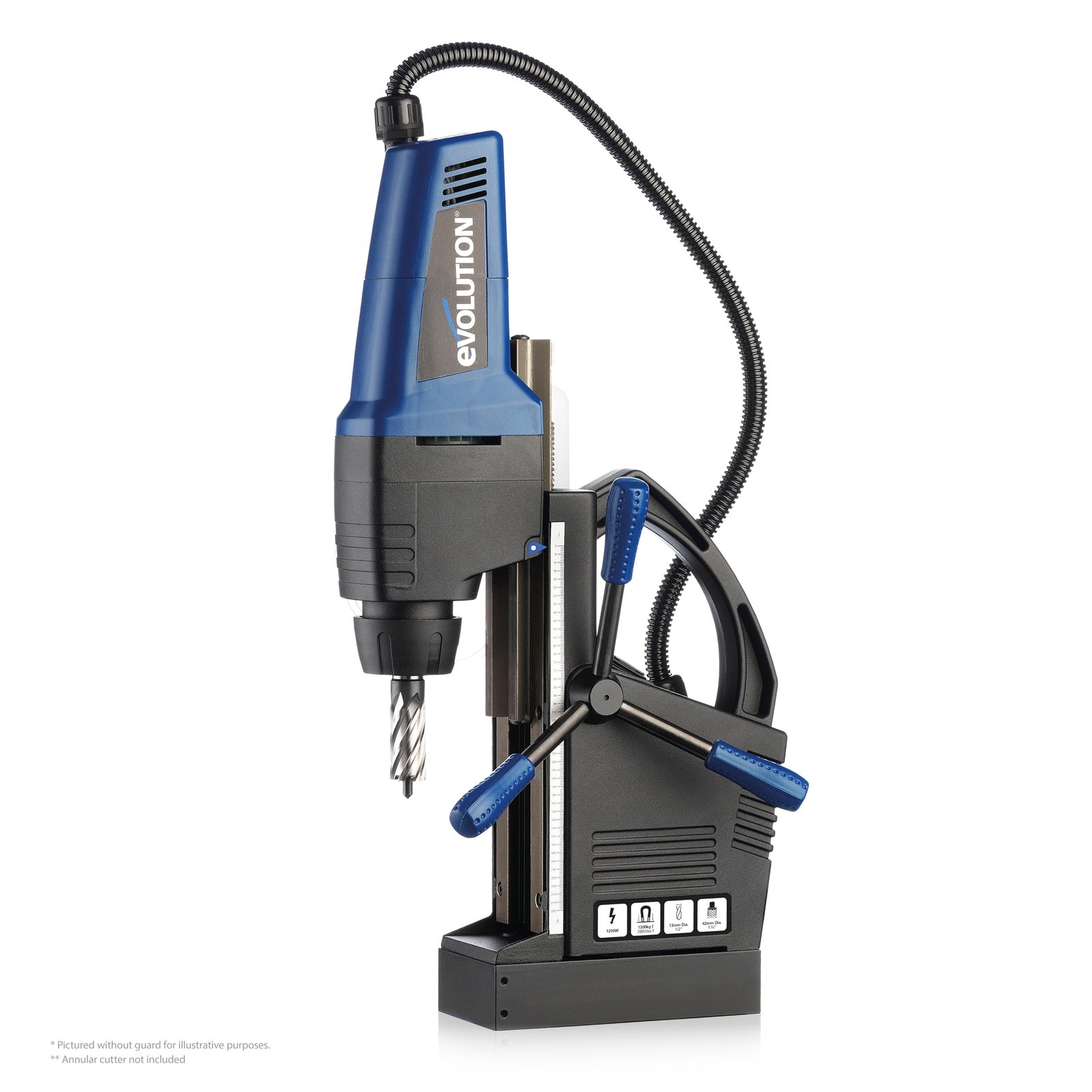 Evolution Power Tools EVOMAG42 1 5/8″ Diameter x 2″ Depth Magnetic Drilling System